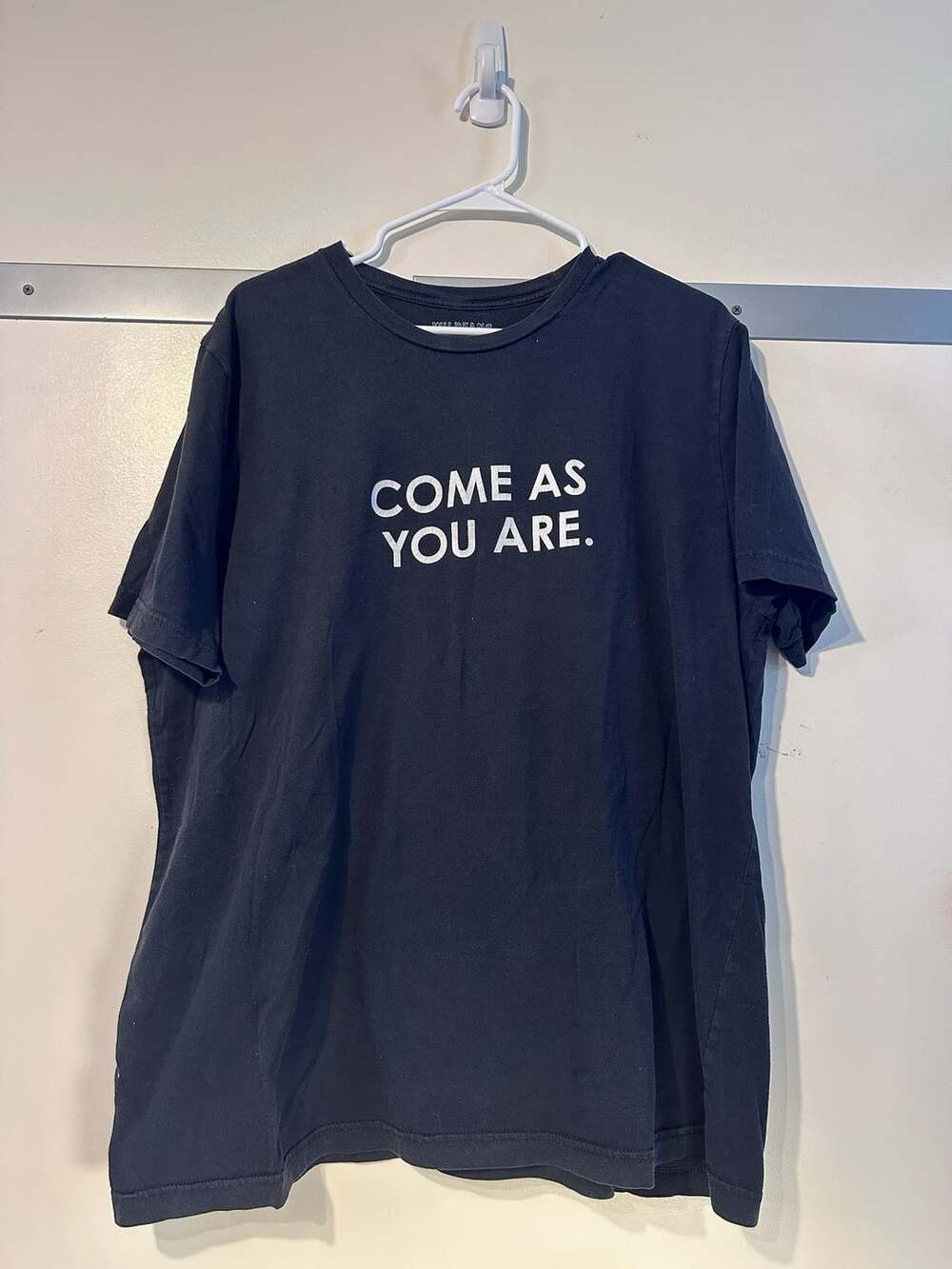 Wildfang Come As You Are T-Shirt Size XXL Black Graphic Tee